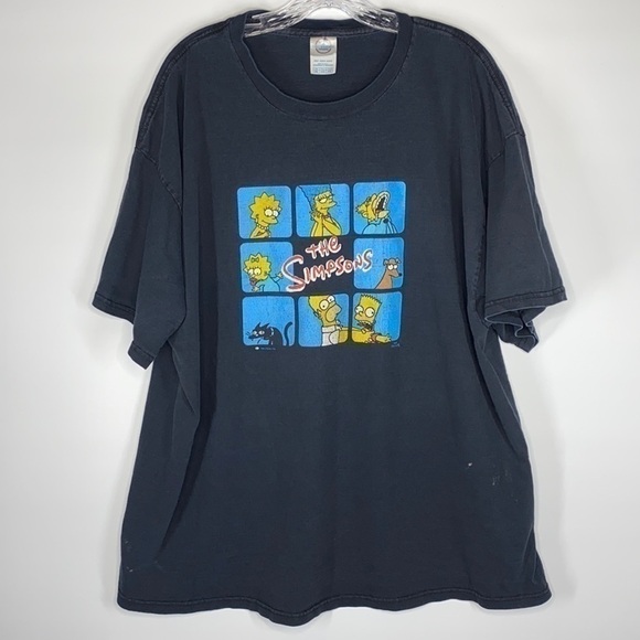 Delta Pro Weight Simpsons Black Tshirt 2XL 2000's - Picture 1 of 11